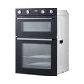 Midea MBOD70M30D0-BK - Black Built-In Double Oven - 110L - A Energy
