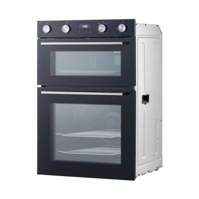 Midea MBOD70M30D0-BK - Black Built-In Double Oven - 110L - A Energy