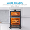 Midea MBOD70M30D0-SS - Stainless Steel Built-In Double Oven - 72L/38L - AA Rated