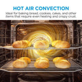 Midea MBOD70M30D0-BK - Black Built-In Double Oven - 110L - A Energy