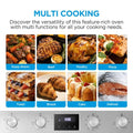 Midea MBOD70M30D0-BK - Black Built-In Double Oven - 110L - A Energy