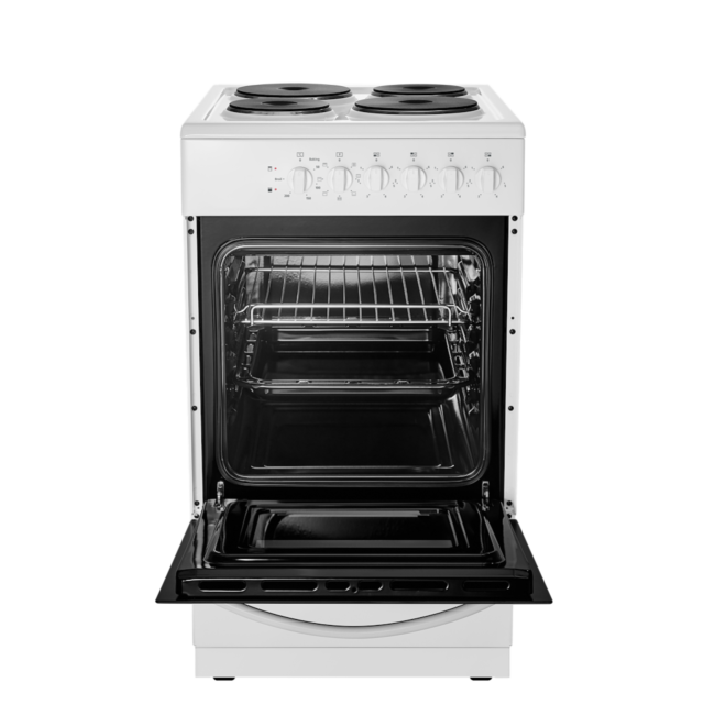 Midea MFO20DME4H109-WH - White 50cm Freestanding Electric Cooker - Sealed Plates - A Energy