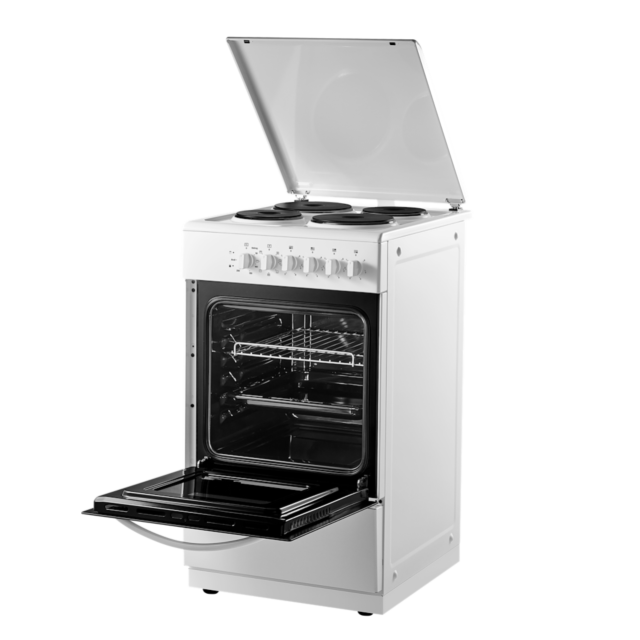 Midea MFO20DME4H109-WH - White 50cm Freestanding Electric Cooker - Sealed Plates - A Energy
