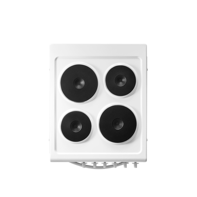 Midea MFO20DME4H109-WH - White 50cm Freestanding Electric Cooker - Sealed Plates - A Energy