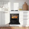 Midea MFO20DME4H109-WH - White 50cm Freestanding Electric Cooker - Sealed Plates - A Energy