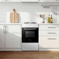 Midea MFO20DME4H109-WH - White 50cm Freestanding Electric Cooker - Sealed Plates - A Energy
