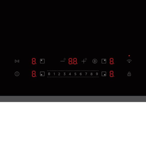 Midea MIH744E325GK - Black 60cm Induction Hob - 4 Zones - Built-In