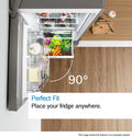 Bosch Series 4 KGN362LDFG - Silver Freestanding 60/40 Frost Free Fridge Freezer - D energy