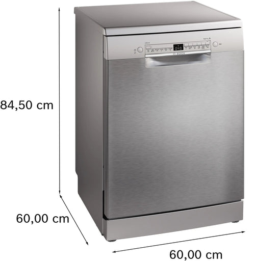 Bosch Series 2 SMS2HVI67G - Silver Freestanding Dishwasher - D energy