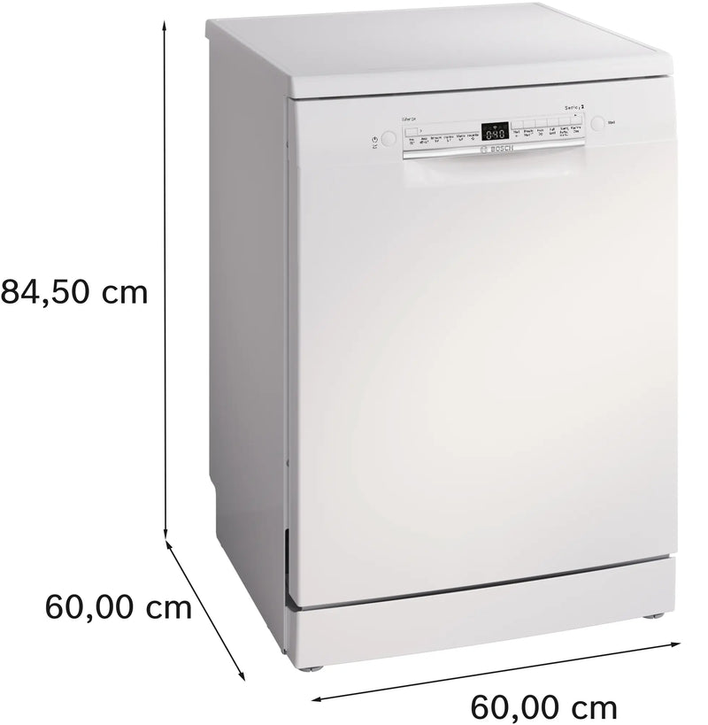 Bosch Series 2 SMS2HVW67G - White Freestanding Dishwasher - D energy