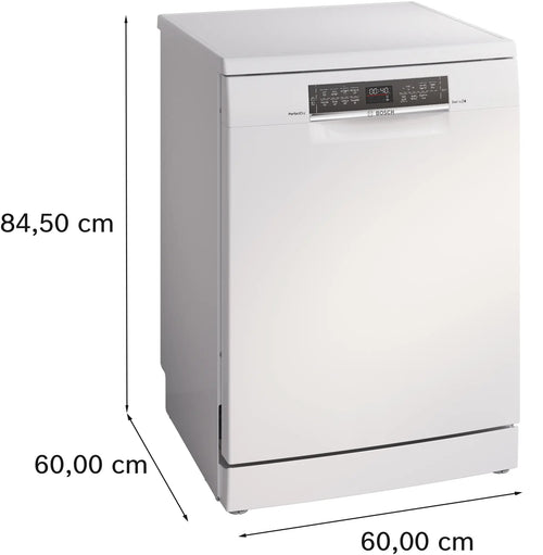Bosch Series 6 SMS6TCW01G - White Freestanding Dishwasher - A energy