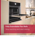 Neff B69FY5CX0 - Built-In Single Oven with Steam Function - Flex Design - A+ Energy