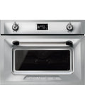 Smeg SF4920MCX - Stainless Steel Compact Combination Multifunction Microwave Oven - 50L Capacity