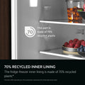 AEG NSC7C18GES - White Integrated Fridge Freezer - 186L Fridge / 62L Freezer - E Energy