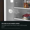 AEG NSC7G181DS - Integrated Frost Free Fridge Freezer - E energy