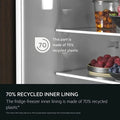 AEG TC8MS181CS - White Integrated Fridge Freezer - 186L/62L - C Energy