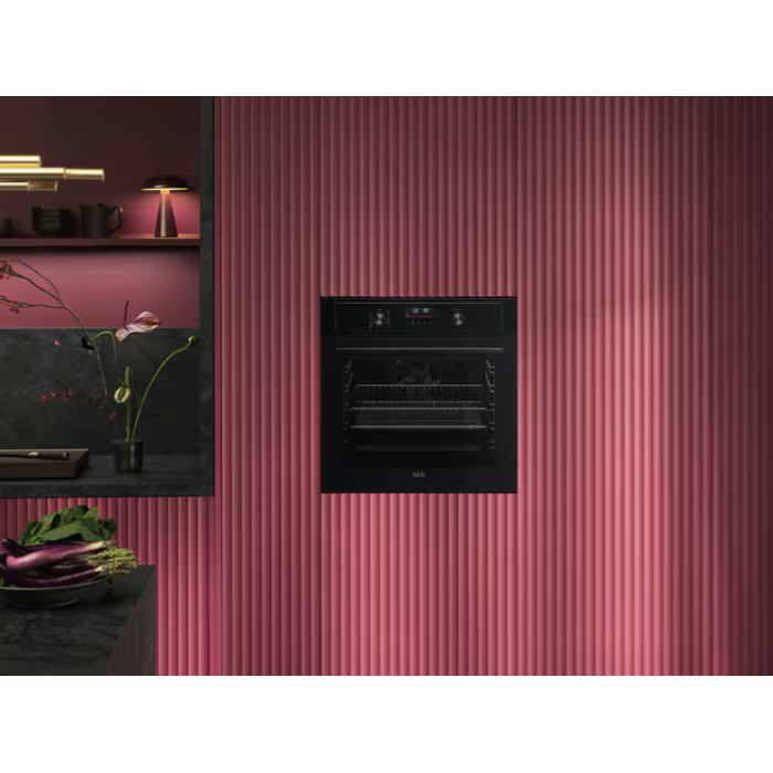 AEG BPX535A61B - Black Built in Electric Single Oven - AirFry - Pyrolytic cleaning - A+ energy