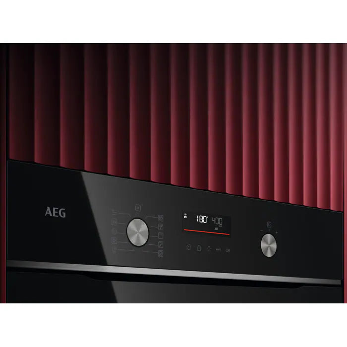 AEG GK6NK401B - Black Built-In Combination Microwave - 44L Capacity