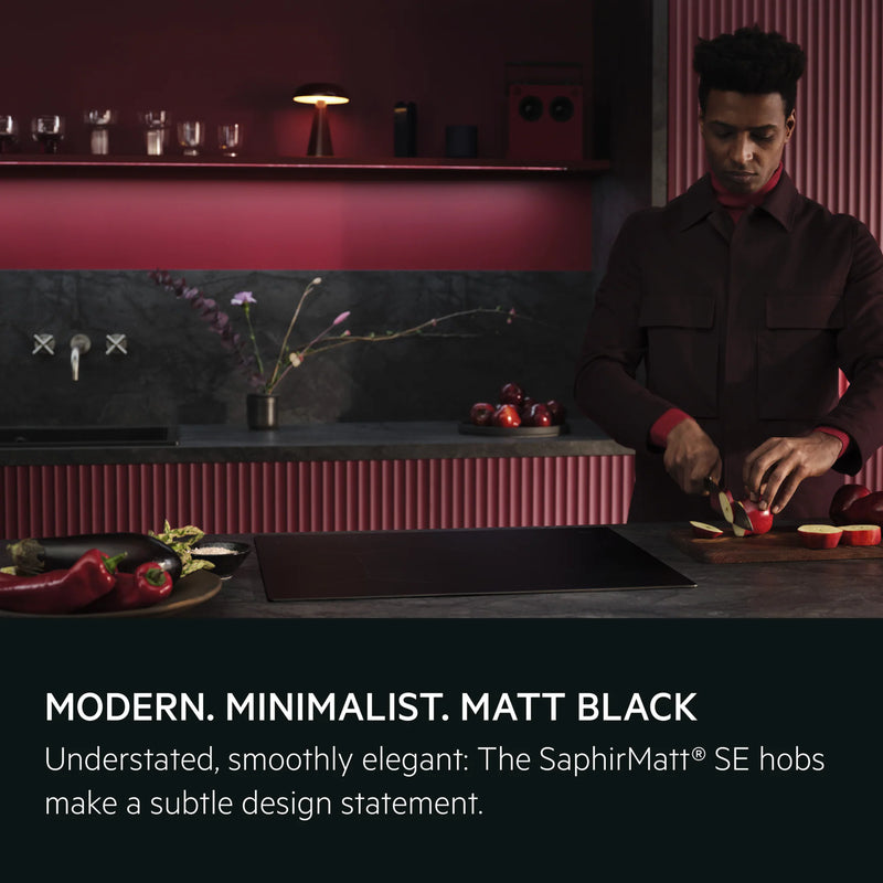 AEG TO84IA00IT - Matt Black Induction Hob 80cm - 4 Zone - Powerboost