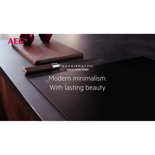 AEG TO84IA00IT - Matt Black Induction Hob 80cm - 4 Zone - Powerboost