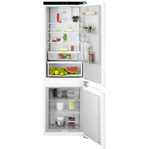 AEG OSC7C181DF - White Integrated Fridge Freezer - 182L + 62L - D Energy