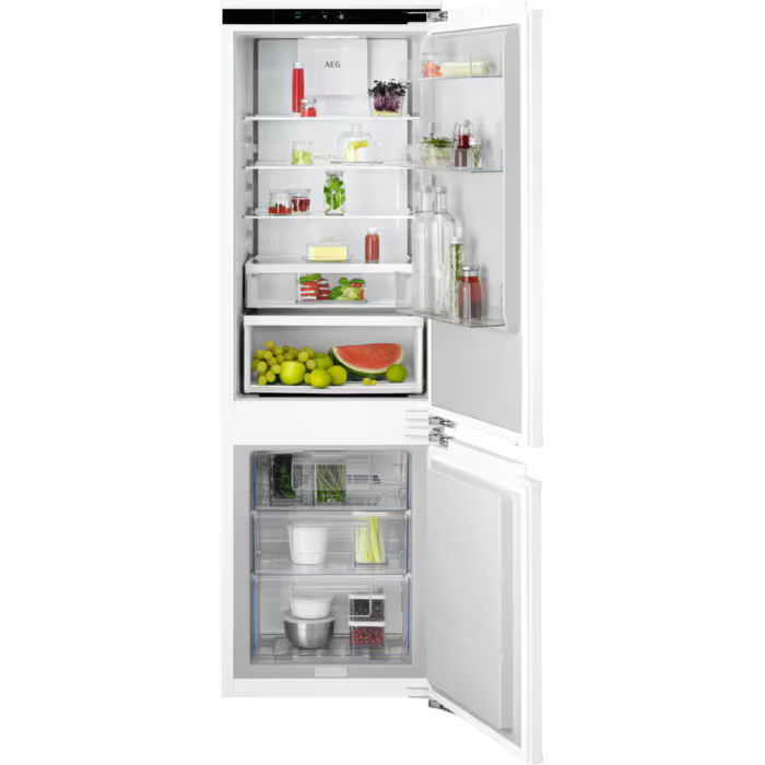 AEG OSC7C181DF - White Integrated Fridge Freezer - 182L + 62L - D Energy