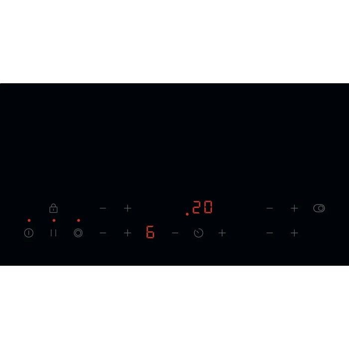 AEG NRN84A06XB - Black Hob - Touch controls with Pause, Minute Minder, Child Lock