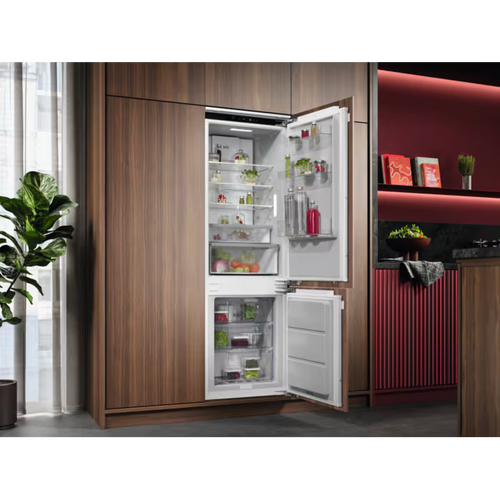 AEG OSC7C181DF - White Integrated Fridge Freezer - 182L + 62L - D Energy