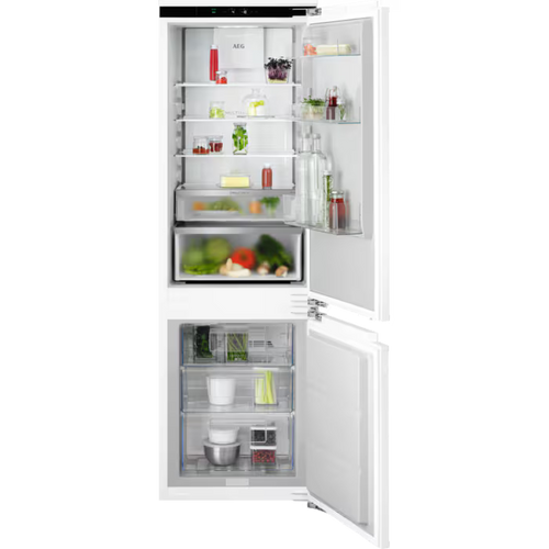 AEG OSC7C181DF - White Integrated Fridge Freezer - 182L + 62L - D Energy