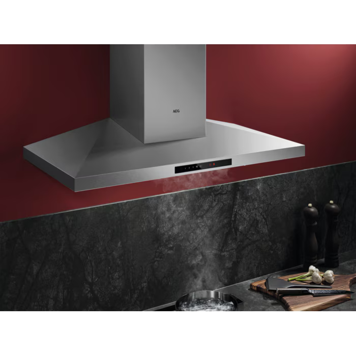 AEG DKB6971HM - Stainless Steel 90cm Chimney Extractor Hood - 730 m³/h - A+ Energy