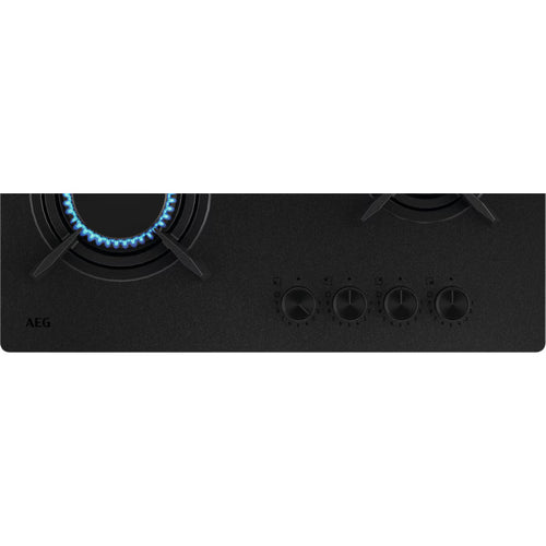 AEG HKB64341NL - Matt Black Gas Hob - 4 Burners - 74.5cm