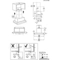 AEG GDE686HM - Stainless steel Integrated Integrated Extractor Hood - A+ energy