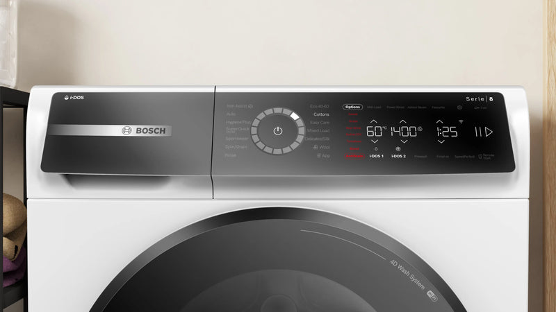 Bosch Series 8 WGB256A2GB - White 10KG Washing Machine - 1400 RPM - A Energy