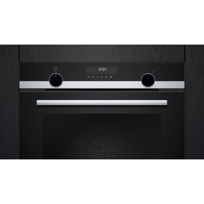 Siemens HB578GBS7B - Black Stainless Steel Single Oven - 71L Capacity - A+ Energy Rated