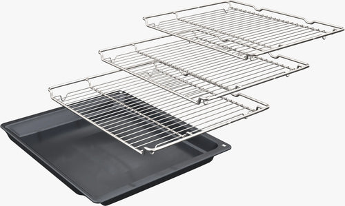 Bosch Series 4 MBA533BS3B - Stainless Steel Double Oven - 71L/34L - A/B Energy