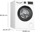 Bosch Series 6 WGG254Z1GB - White 10KG Washing Machine - 1400 RPM - A energy