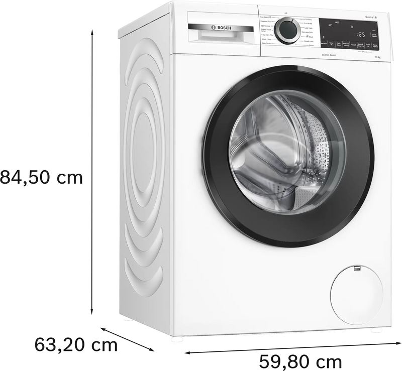 Bosch Series 6 WGG254Z1GB - White 10KG Washing Machine - 1400 RPM - A energy