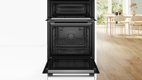 Bosch Series 6 MBA578BS7B - Stainless Steel Double Oven - 71L/34L - A Energy
