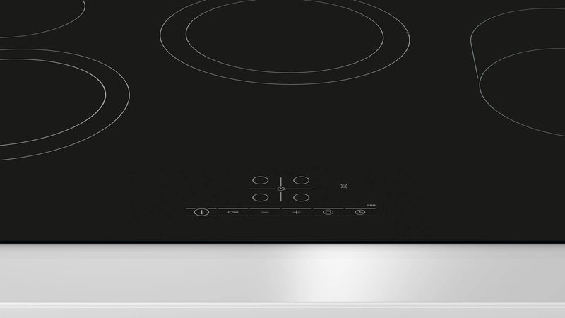 Bosch PKH811BB1D - Black Electric Ceramic Hob - 80cm - 4 Cooking Zones