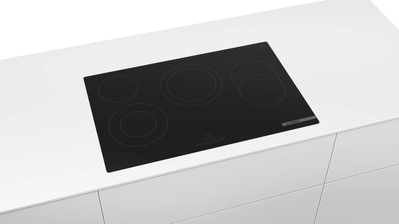 Bosch PKH811BB1D - Black Electric Ceramic Hob - 80cm - 4 Cooking Zones