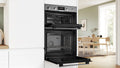 Bosch Series 4 MBA533BS3B - Stainless Steel Double Oven - 71L/34L - A/B Energy