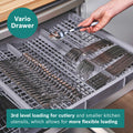 Bosch Series 2 SMS2HVI67G - Silver Freestanding Dishwasher - D energy