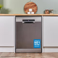 Bosch Series 4 SMS4EKI06G - Silver Freestanding Dishwasher - B energy