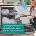 Bosch Series 4 SMS4EKI06G - Silver Freestanding Dishwasher - B energy