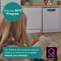 Bosch Series 6 SMS6TCW01G - White Freestanding Dishwasher - A energy