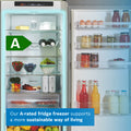 Bosch Series 4 KGN392LAGG - Stainless Steel Look Fridge Freezer - 260L/103L Capacity - A Energy Rating