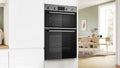 Bosch Series 4 MBA533BS3B - Stainless Steel Double Oven - 71L/34L - A/B Energy