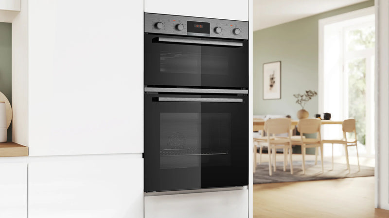 Bosch Series 4 MBA533BS3B - Stainless Steel Double Oven - 71L/34L - A/B Energy
