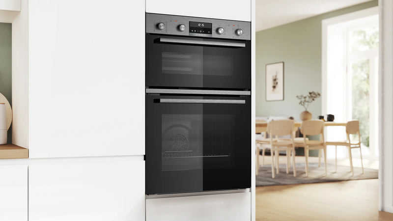 Bosch Series 6 MBA578BS7B - Stainless Steel Double Oven - 71L/34L - A Energy