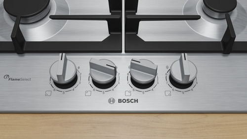 Bosch Series 6 PCP6A5I90 - Stainless Steel Gas Hob - 60cm